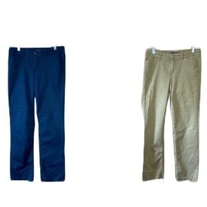 2/15 Tommy Hilfiger Straight Leg Ankle Navy Pants, size 4